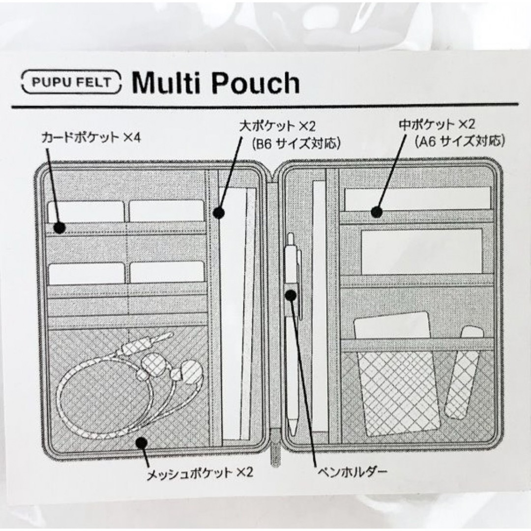 miffy(ミッフィー)の【新品・未使用】ミッフィーmiffyマルチポーチ・母子手帳ケース・通帳ケース キッズ/ベビー/マタニティのマタニティ(母子手帳ケース)の商品写真