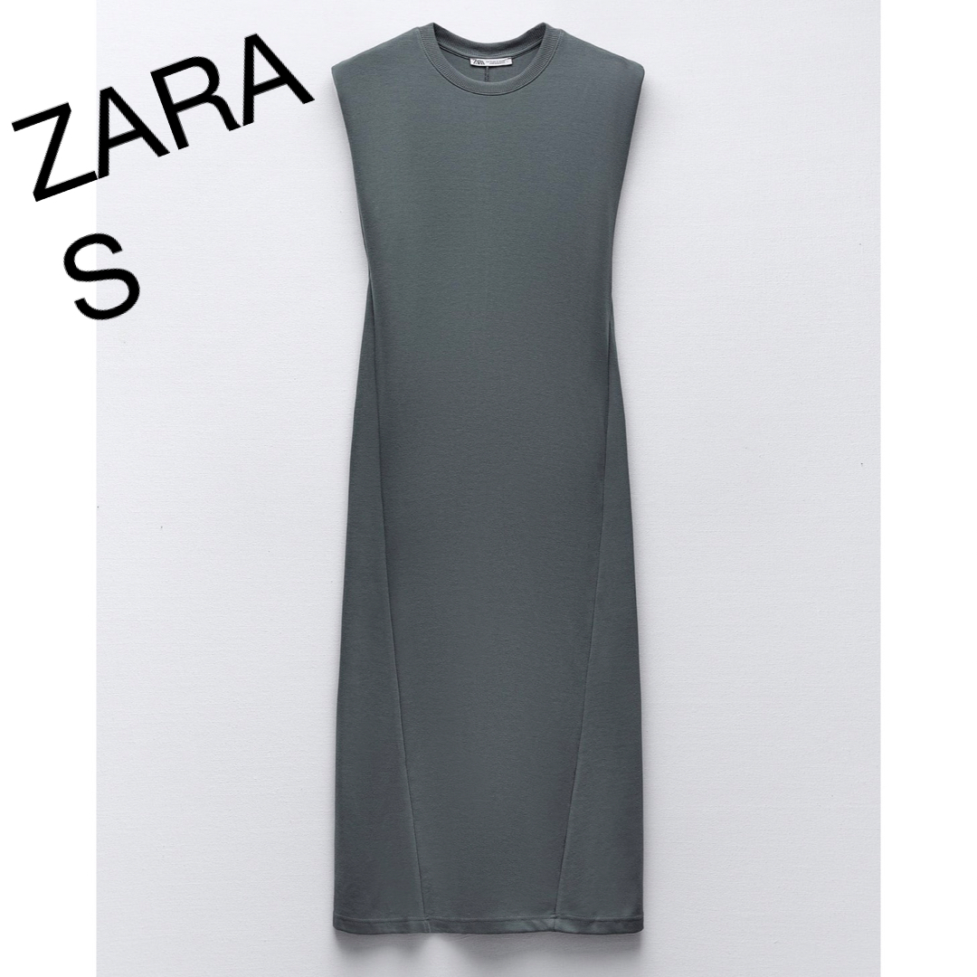 ZARA(ザラ)のフェイドエフェクトミディワンピース レディースのワンピース(ロングワンピース/マキシワンピース)の商品写真