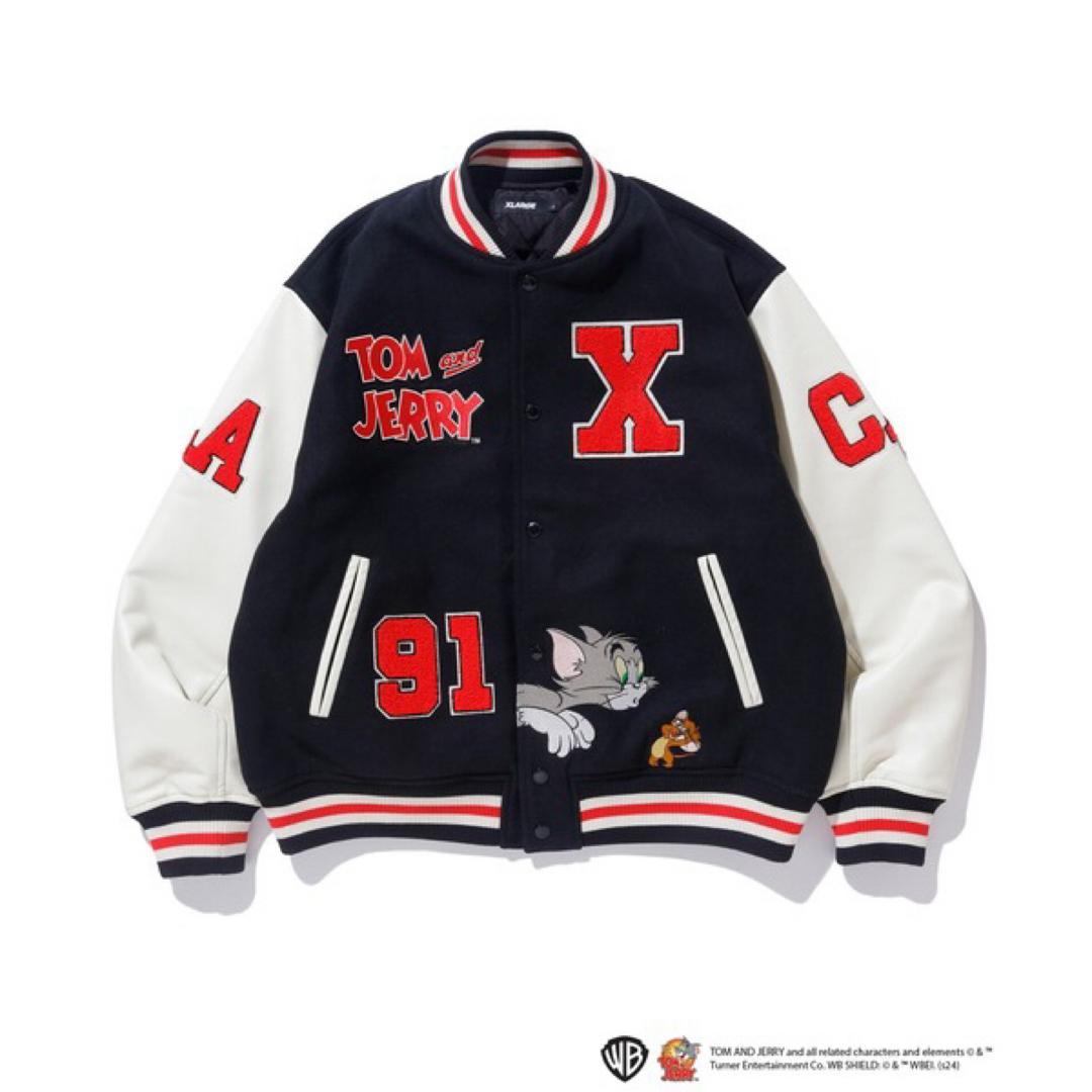 XLARGE - XLARGE x Tom and Jerry Versity Jacket の通販 by 🌊海's ...