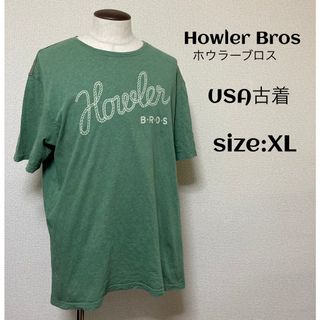 Howler Bros ホウラーブロス Tシャツ USA古着 XL(Tシャツ/カットソー(半袖/袖なし))