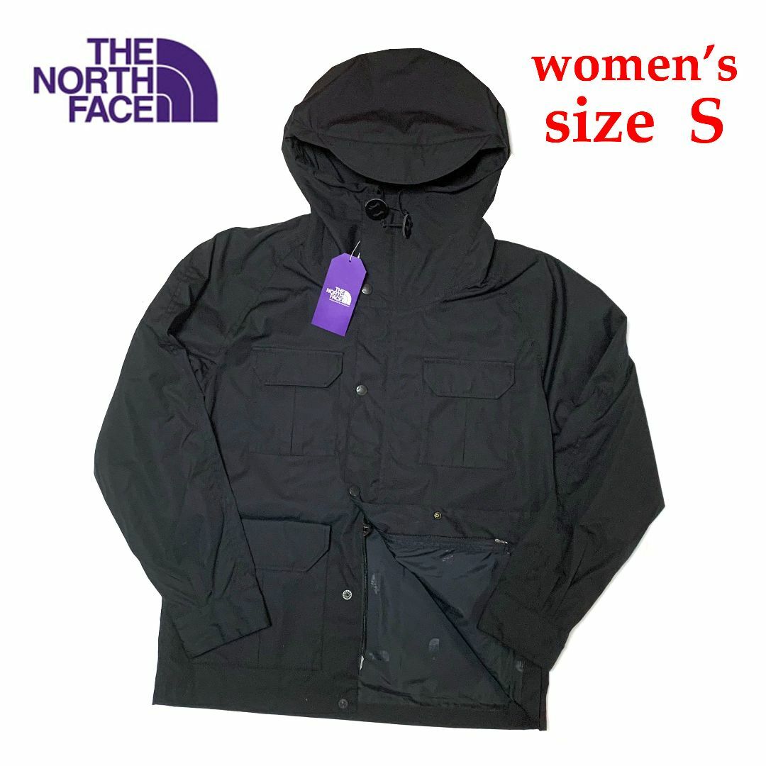 THE NORTH FACE(ザノースフェイス)の新品 Sサイズ ノースフェイスPL レディース マウンテンパーカー　ブラック　黒 レディースのジャケット/アウター(ミリタリージャケット)の商品写真