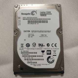 シーゲイト(SEAGATE)のSeagate製 ハードディスク SSHD 1000GB SATA(PCパーツ)