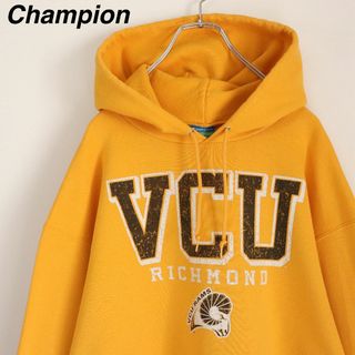 チャンピオン(Champion)の【バージニアコモンウェルス大学】チャンピオン／パーカー　刺繍ロゴ　ビッグロゴ　L(パーカー)