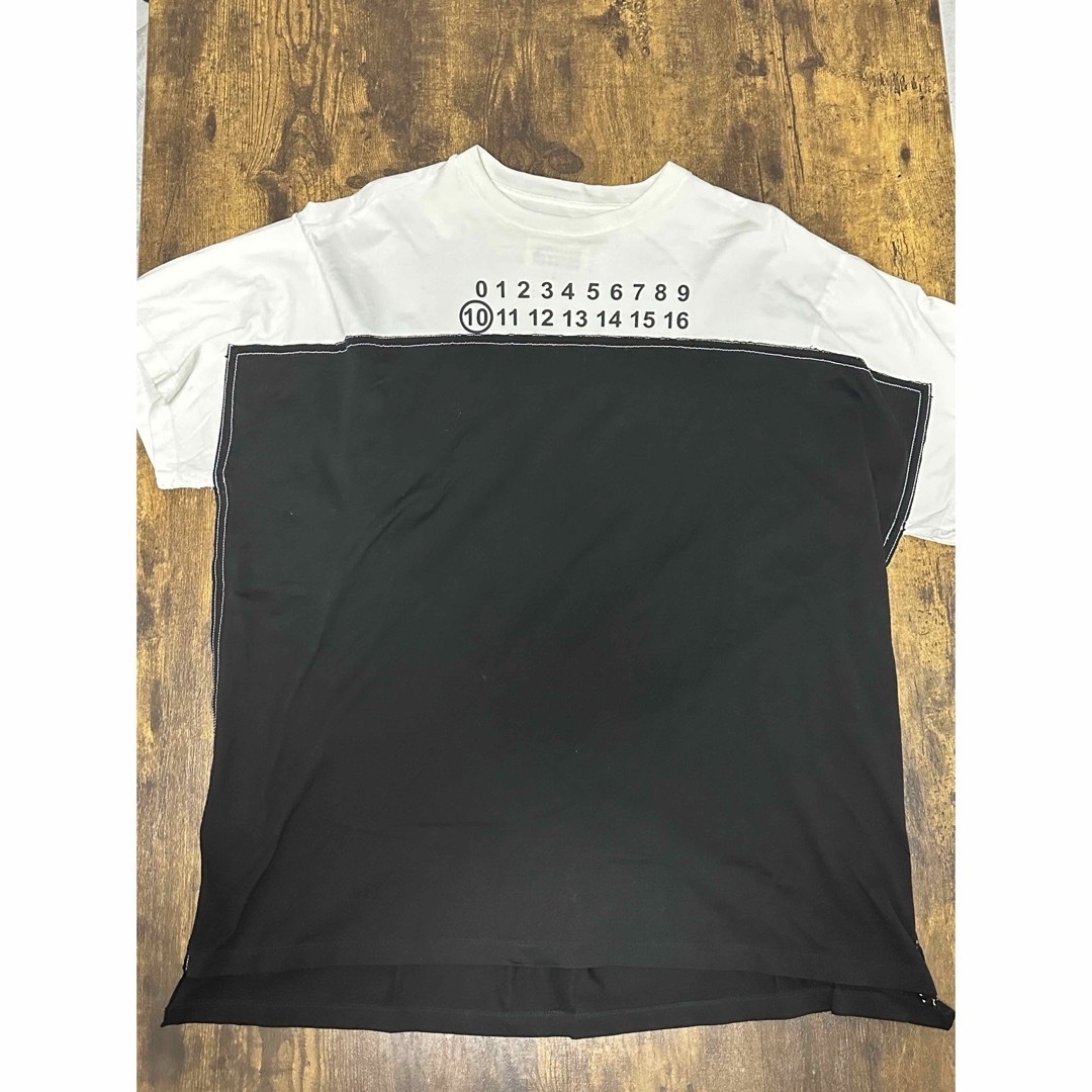 Maison Martin Margiela(マルタンマルジェラ)のMaison MargielaオーバーサイズTシャツ 48 ミスチル 桜井着 メンズのトップス(Tシャツ/カットソー(半袖/袖なし))の商品写真