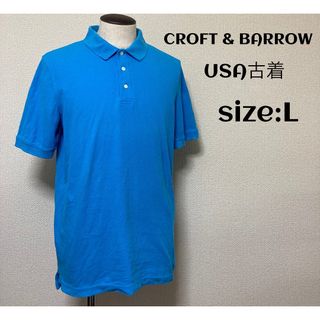 CROFT & BARROW ポロシャツ USA古着 L(ポロシャツ)