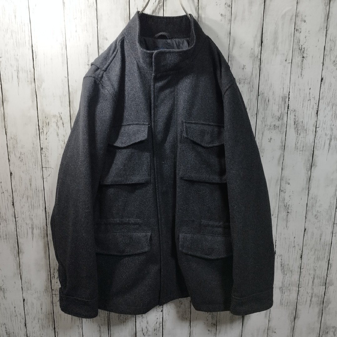 GAP(ギャップ)の【GAP】Oversize Melton Jacket　D136 メンズのジャケット/アウター(ブルゾン)の商品写真