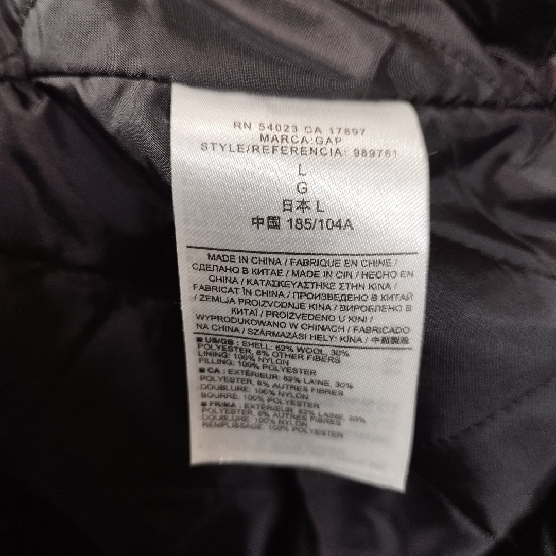 GAP(ギャップ)の【GAP】Oversize Melton Jacket　D136 メンズのジャケット/アウター(ブルゾン)の商品写真