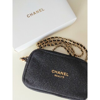 ポーチCHANEL シャネル チェーンウォレット スマホケース シルバーチェーン