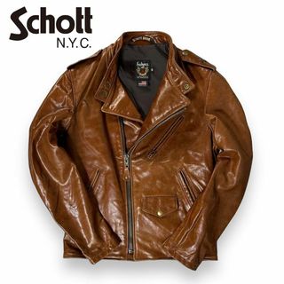 schott - schott ポリスマンジャケット COREFIGHTER別注 Mサイズ 中古