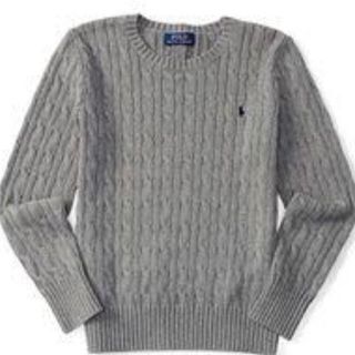 POLO RALPH LAUREN - ラルフローレン ポロ ケーブルニット グレー 新品