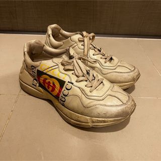 グッチ(Gucci)のGUCCI ダッドシューズ　ヴィンテージロゴ スニーカー(スニーカー)