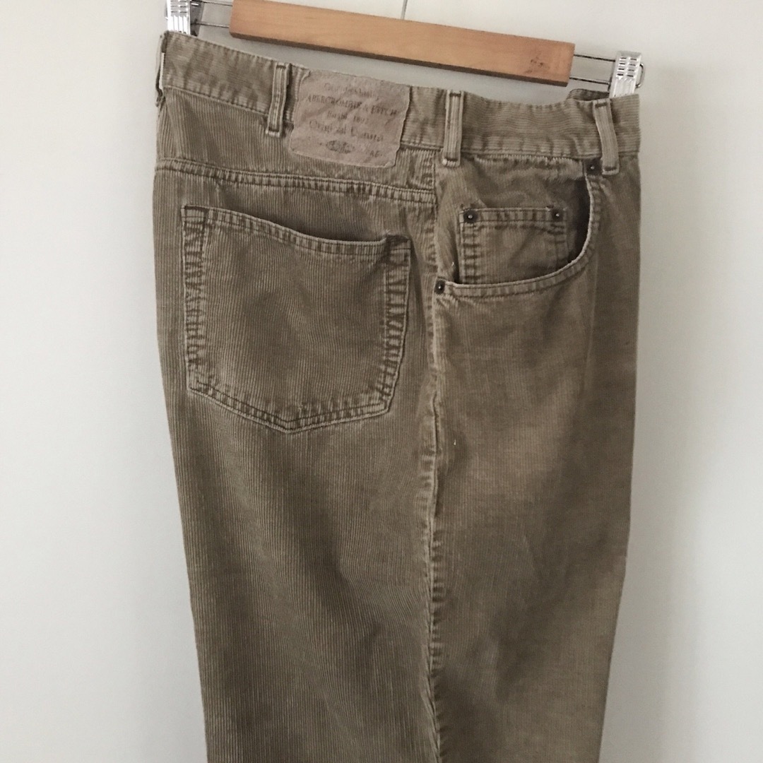 Abercrombie&Fitch(アバクロンビーアンドフィッチ)の90s USA製 アバクロ★雰囲気系★コーデュロイジーンズ★w34(91cm) メンズのパンツ(デニム/ジーンズ)の商品写真