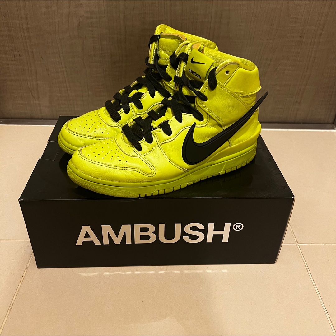 AMBUSH(アンブッシュ)のAMBUSH × NIKE DUNK HIGH FLASH LIME 25cm メンズの靴/シューズ(スニーカー)の商品写真