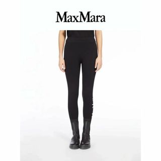 マックスマーラ(Max Mara)のMAX MARA マックスマーラ ロゴ レギンス ヨガウェア スポーツ(レギンス/スパッツ)