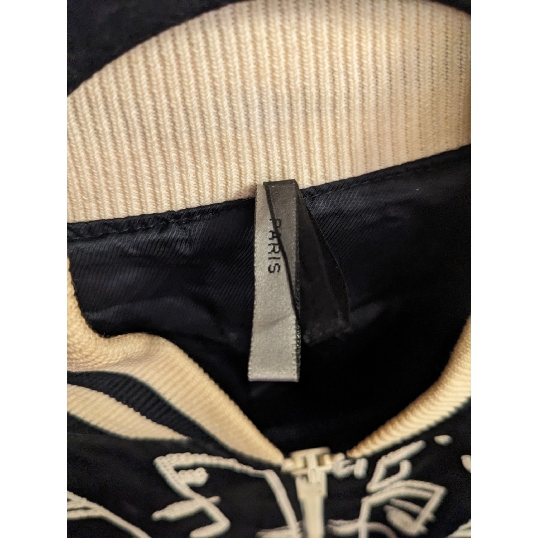 DIOR HOMME - DIOR HOMME 音符 レザー テディジャケット 44の DIOR HOMME - DIOR HOMME 音符 レザー テディジャケット 44の