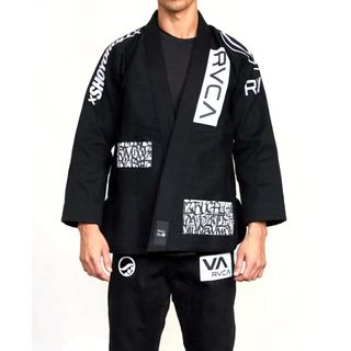 ルーカ(RVCA)の【新品・未使用】Shoyoroll RVCA 柔術着　A1L（M〜L）黒　ルーカ(格闘技/プロレス)