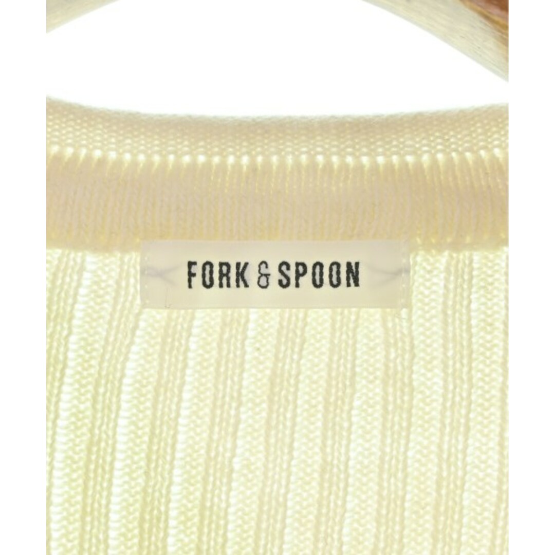 FORK&SPOON(フォークアンドスプーン)のFORK&SPOON ニット・セーター 1(S位) アイボリー 【古着】【中古】 レディースのトップス(ニット/セーター)の商品写真