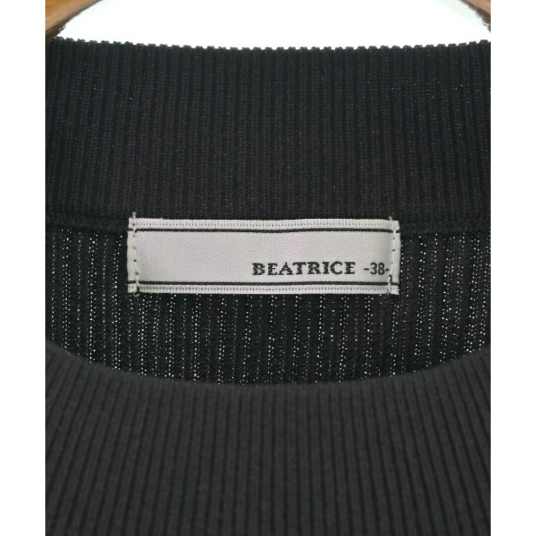 BEATRICE(ベアトリス)のBEATRICE ベアトリス ニット・セーター 38(M位) 黒 【古着】【中古】 レディースのトップス(ニット/セーター)の商品写真