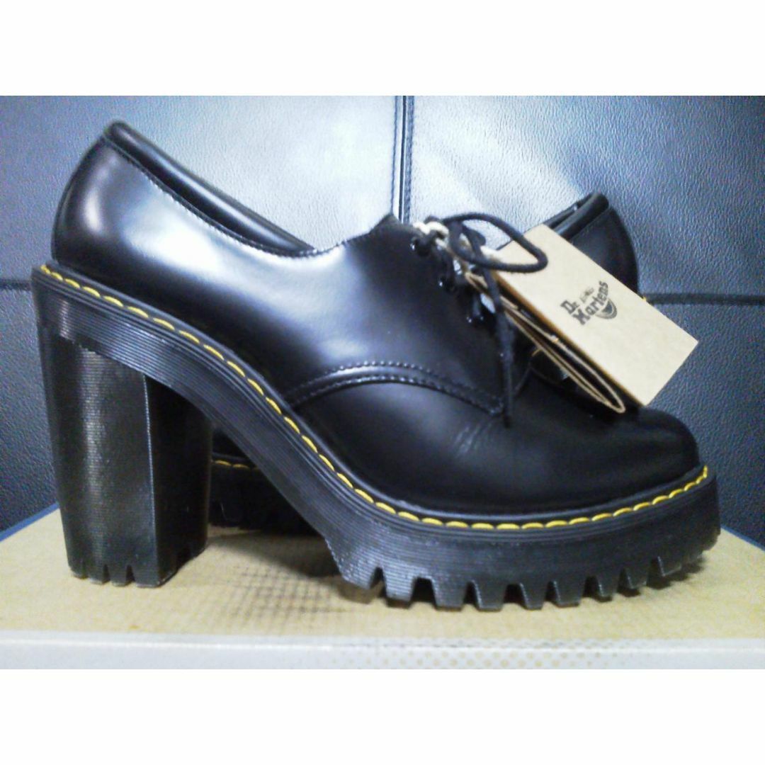 Dr.Martens(ドクターマーチン)の【極美品】Dr.Martens SALOME UK5 黒 厚底 チャンキーヒール レディースの靴/シューズ(ローファー/革靴)の商品写真