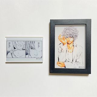 ムービック(movic)のDEATHNOTE展 ニア フレームマグネット&アクリルマグネットセット(キャラクターグッズ)