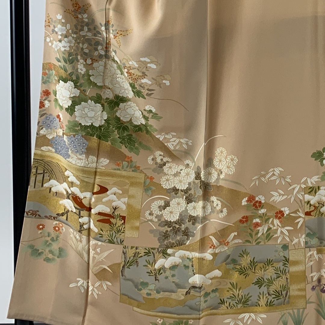 色留袖 身丈159cm 裄丈61.5cm 正絹 美品 優品 【中古】