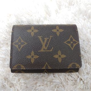 ルイヴィトン(LOUIS VUITTON)の【美品】ルイヴィトン モノグラム 名刺入れ(名刺入れ/定期入れ)