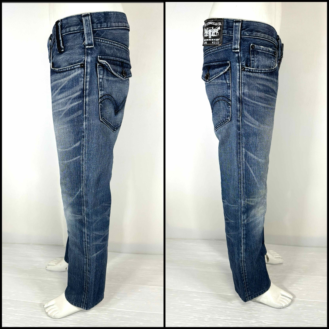 Levi's - Levi's リーバイス 502 フラップポケット ストレート Levi's - Levi's リーバイス 502 フラップポケット ストレート