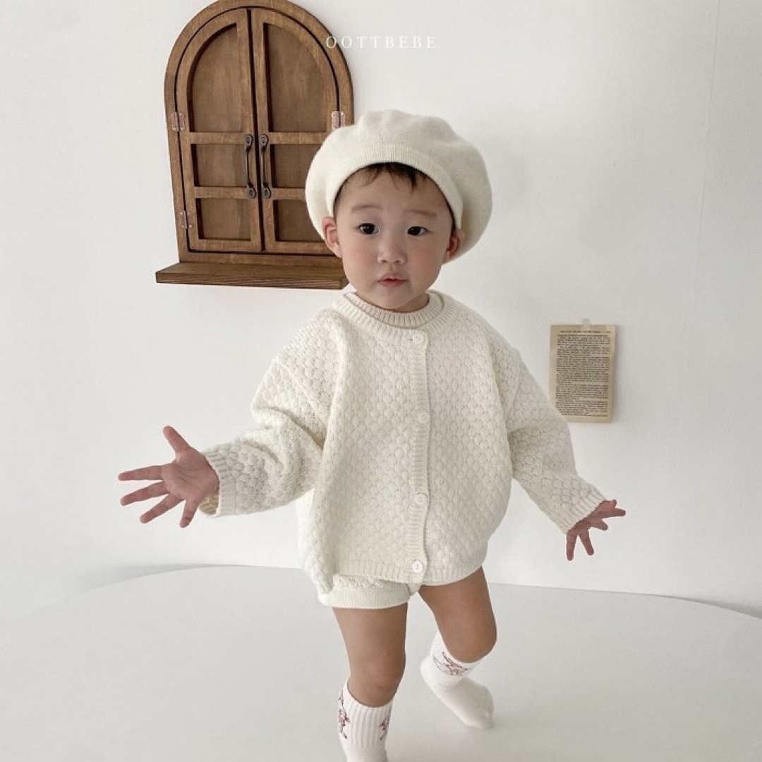 ZARA KIDS(ザラキッズ)のOOTTBEBE カーディガン　S キッズ/ベビー/マタニティのキッズ服女の子用(90cm~)(カーディガン)の商品写真