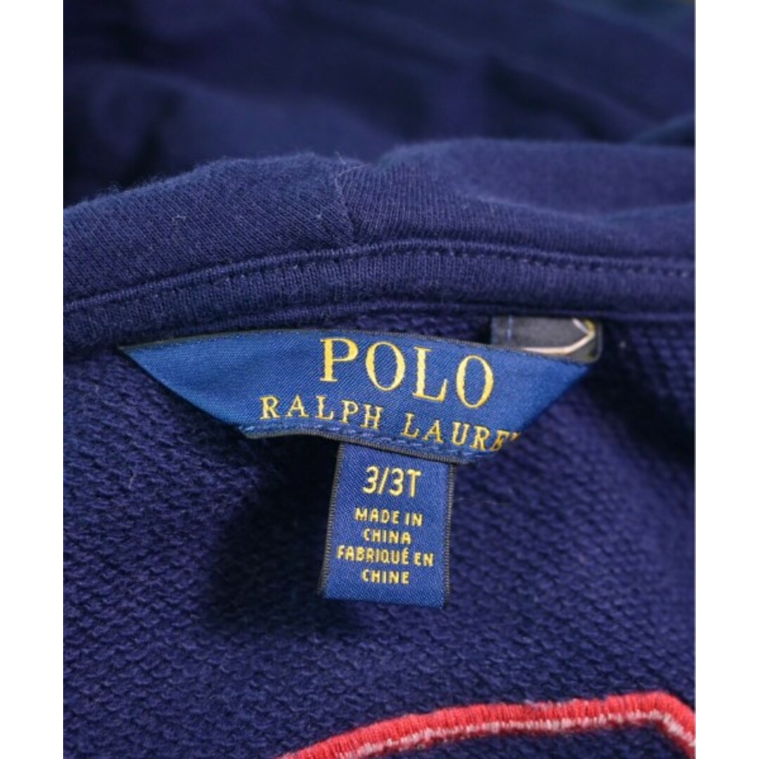 POLO RALPH LAUREN(ポロラルフローレン)のPolo Ralph Lauren ポロラルフローレン パーカー 100 紺 【古着】【中古】 キッズ/ベビー/マタニティのキッズ服女の子用(90cm~)(Tシャツ/カットソー)の商品写真