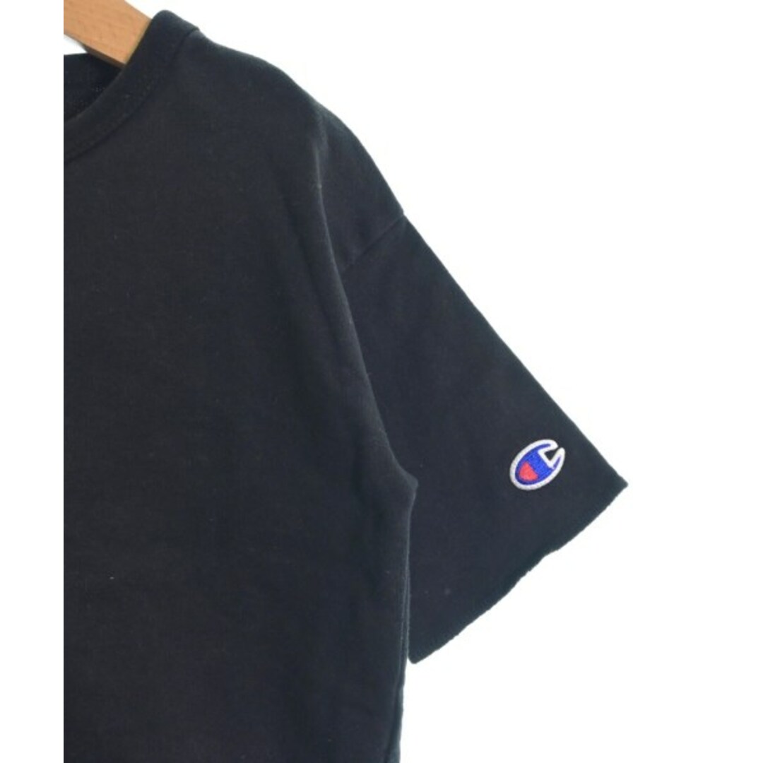 Champion(チャンピオン)のCHAMPION チャンピオン Tシャツ・カットソー 105 黒 【古着】【中古】 キッズ/ベビー/マタニティのキッズ服女の子用(90cm~)(Tシャツ/カットソー)の商品写真