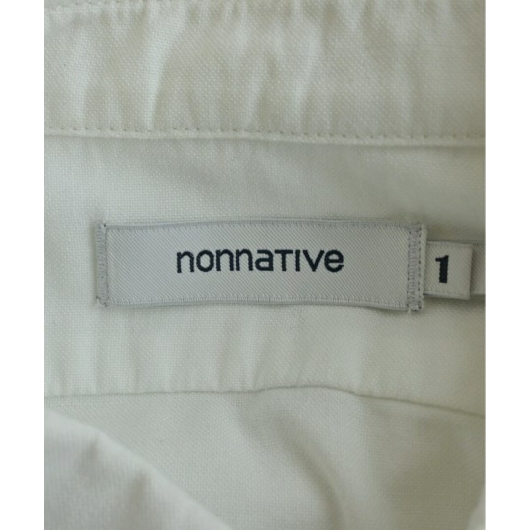 nonnative(ノンネイティブ)のnonnative ノンネイティヴ カジュアルシャツ 1(S位) 白 【古着】【中古】 メンズのトップス(シャツ)の商品写真