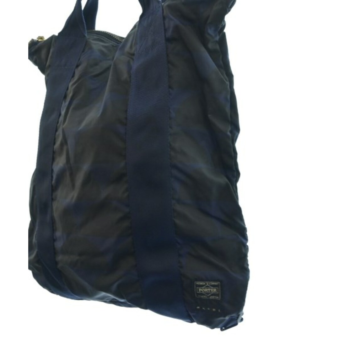 Marni(マルニ)のMARNI マルニ トートバッグ - 紺x黒(ドット) 【古着】【中古】 メンズのバッグ(トートバッグ)の商品写真