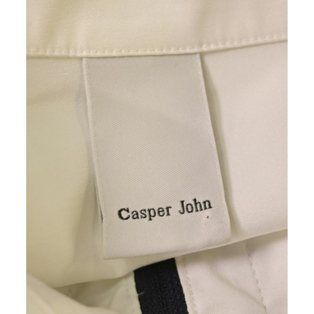Casper John(キャスパージョン)のCasper John キャスパージョン カジュアルシャツ L 白 【古着】【中古】 メンズのトップス(シャツ)の商品写真