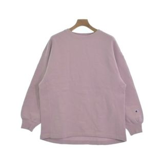 チャンピオン(Champion)のCHAMPION チャンピオン スウェット M ピンク 【古着】【中古】(トレーナー/スウェット)