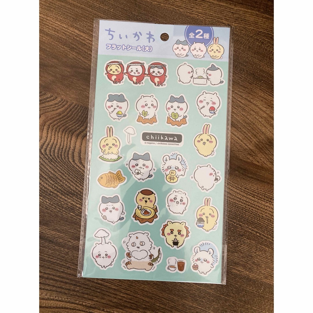 ちいかわ ダイカットシール あのこ モモンガ セリア キャンドゥ エンタメ/ホビーのおもちゃ/ぬいぐるみ(キャラクターグッズ)の商品写真