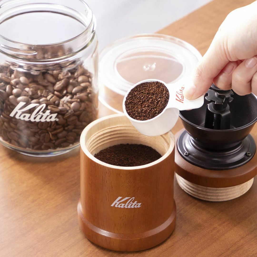 【色: ホワイト】カリタ Kalita コーヒーメジャー ホーロー製 エナメル  インテリア/住まい/日用品のキッチン/食器(容器)の商品写真