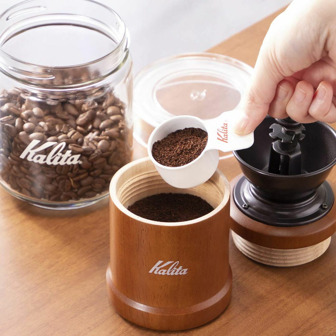 【色: ホワイト】カリタ Kalita コーヒーメジャー ホーロー製 エナメル  インテリア/住まい/日用品のキッチン/食器(容器)の商品写真