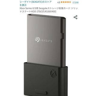 Xbox Series X/S用 Seagateストレージ拡張カード 1TB(その他)