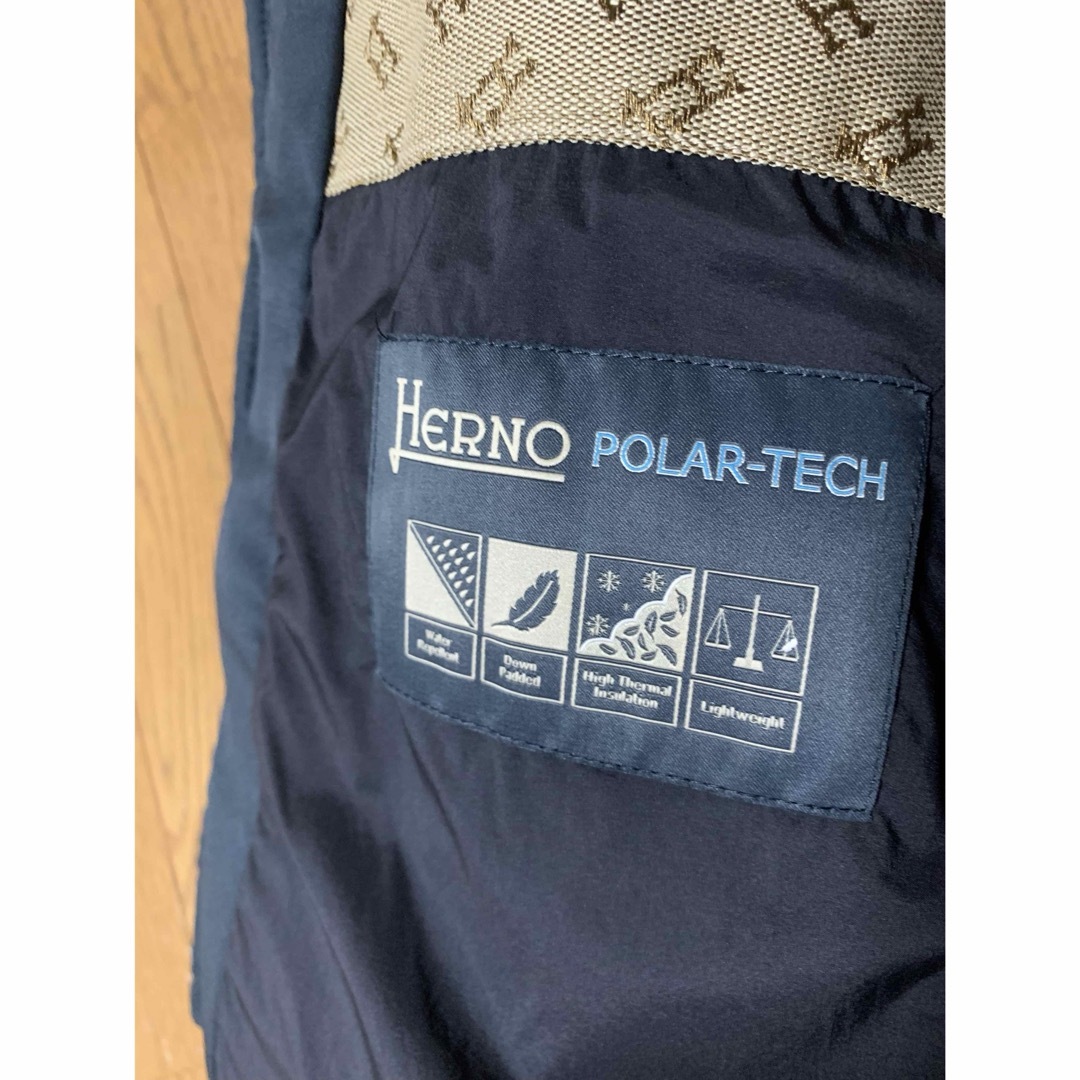 HERNO(ヘルノ)のヘルノ　polar tech スタンドカラーダウンジャケット　サイズ48 メンズのジャケット/アウター(ダウンジャケット)の商品写真