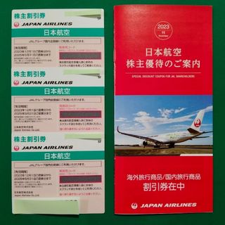 JAL 株主優待券　3枚　匿名配送(航空券)