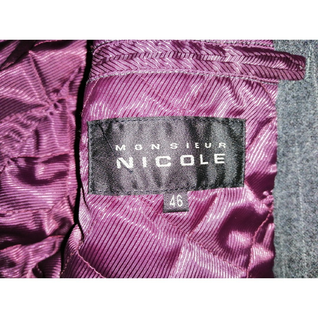 MONSIEUR NICOLE(ムッシュニコル)の美品/MONSIEUR NICOLE/ムッシュニコル/チェスターコート メンズのジャケット/アウター(チェスターコート)の商品写真