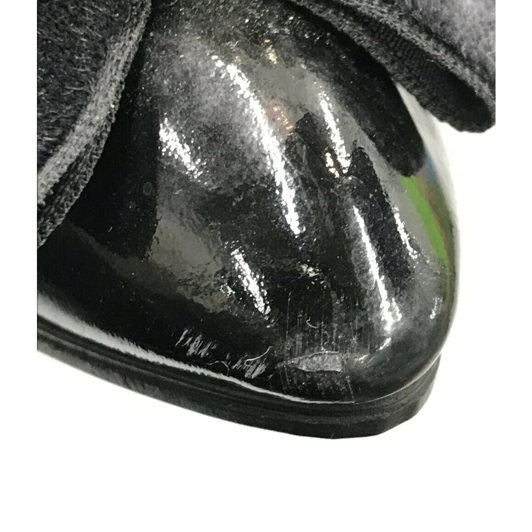 ポインテッドトゥパンプス リボン レディース 35 レディースの靴/シューズ(ハイヒール/パンプス)の商品写真