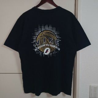 ナイキ(NIKE)のNIKE ナイキ Tシャツ 90s古着 刺繍スウッシュ バスケットボール(Tシャツ/カットソー(半袖/袖なし))