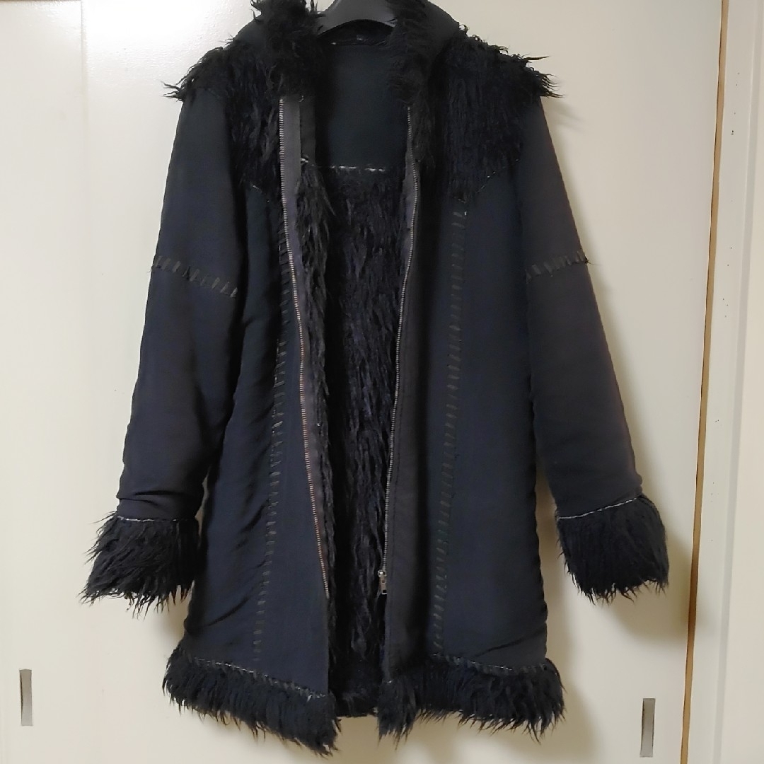 ボア👿ハーフコート レディースのジャケット/アウター(ムートンコート)の商品写真