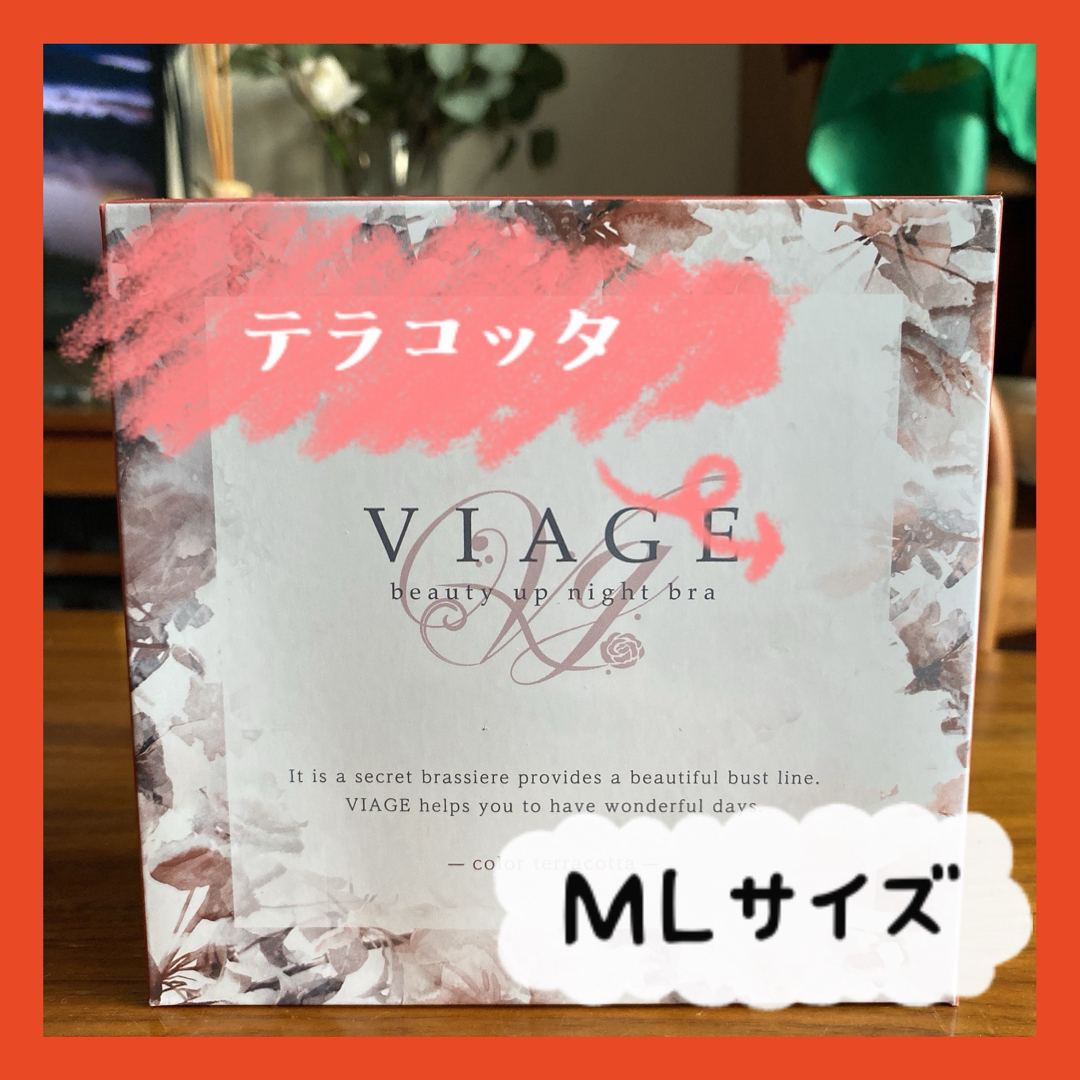 VIAGE(ヴィアージュ)の【正規品】Viage ビアージュ　ヴィアージュ　テラコッタ　M/L レディースの下着/アンダーウェア(ブラ)の商品写真