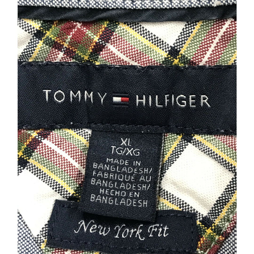 TOMMY HILFIGER(トミーヒルフィガー)のトミーヒルフィガー ボタンダウンシャツ チェック柄 メンズ XL メンズのトップス(シャツ)の商品写真
