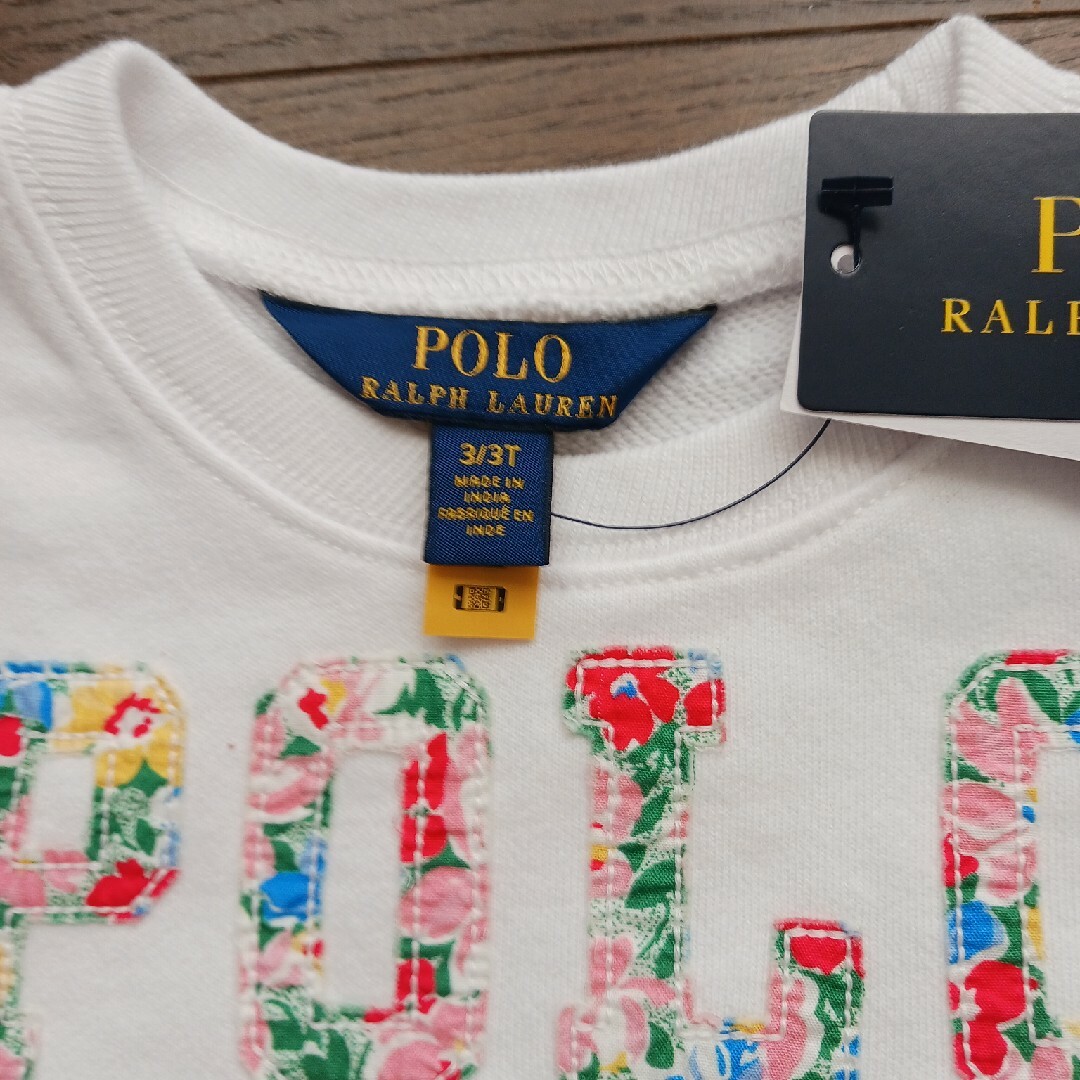 POLO RALPH LAUREN(ポロラルフローレン)のポロラルフローレンタグ付き新品未使用品トレーナー🐱最終価格‼️ キッズ/ベビー/マタニティのキッズ服女の子用(90cm~)(Tシャツ/カットソー)の商品写真