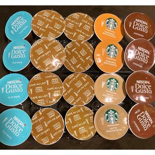 スターバックスコーヒー(Starbucks Coffee)の甘いの多めドルチェグスト カプセル　スターバックス&チョコチーノ&売れ筋セット(コーヒー)