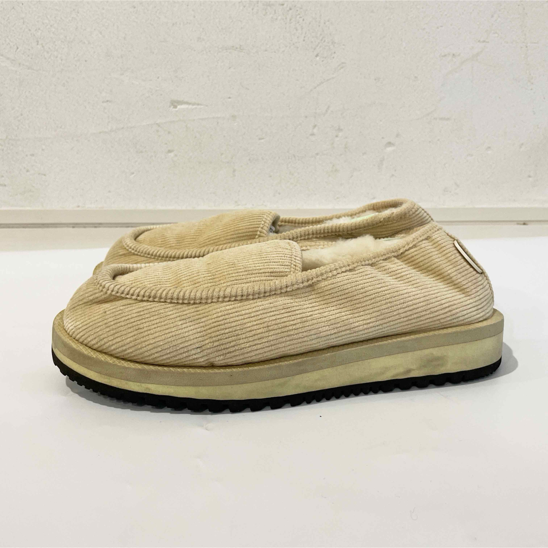 suicoke(スイコック)のsuicoke（スイコック）| コーデュロイボアスリッポン　ベージュ レディースの靴/シューズ(スリッポン/モカシン)の商品写真