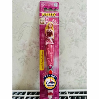 バービー(Barbie)のBarbie 光る歯ブラシ　新品未使用(歯ブラシ/デンタルフロス)